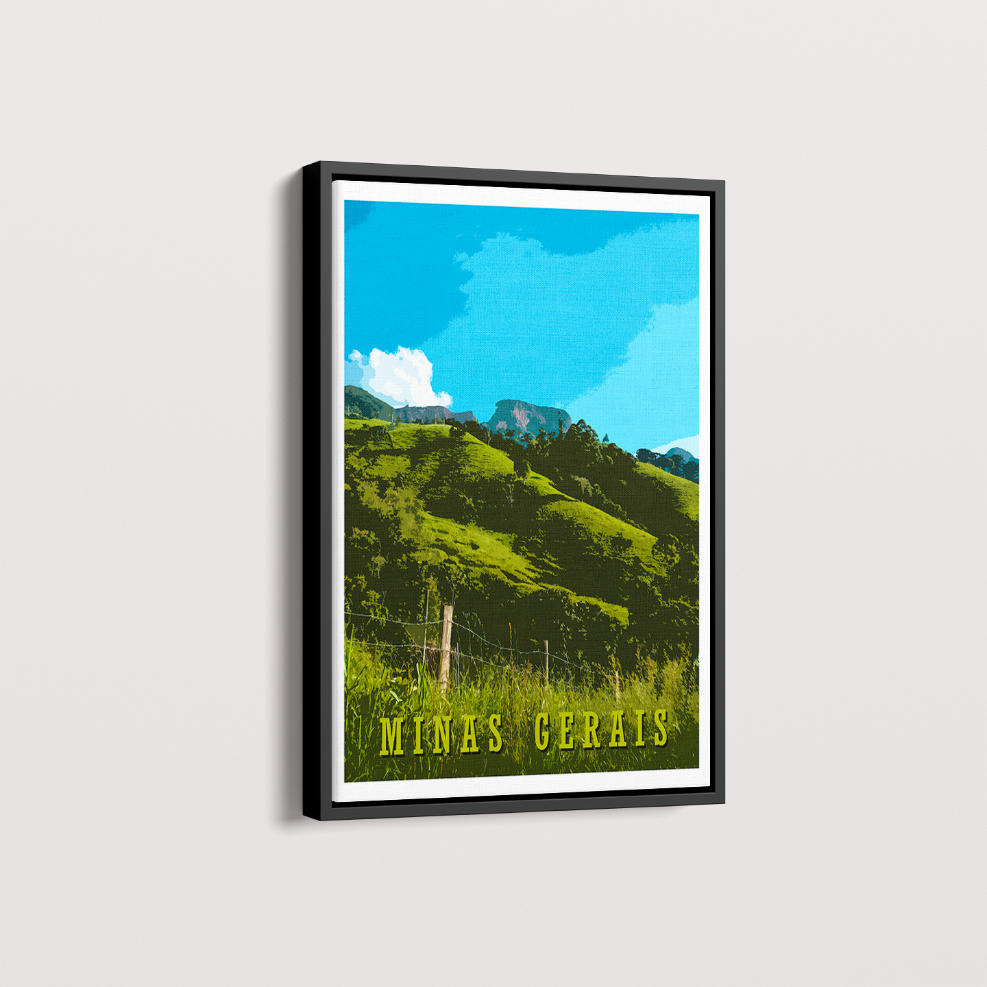 Quadro Minas Gerais por Angus Waddacor-McConill