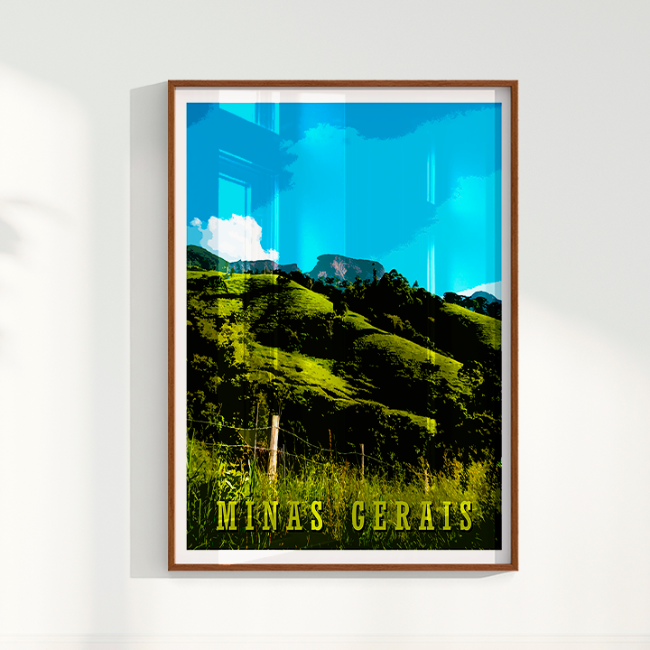 Quadro Minas Gerais por Angus Waddacor-McConill