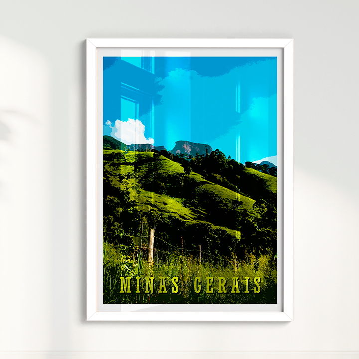 Quadro Minas Gerais por Angus Waddacor-McConill