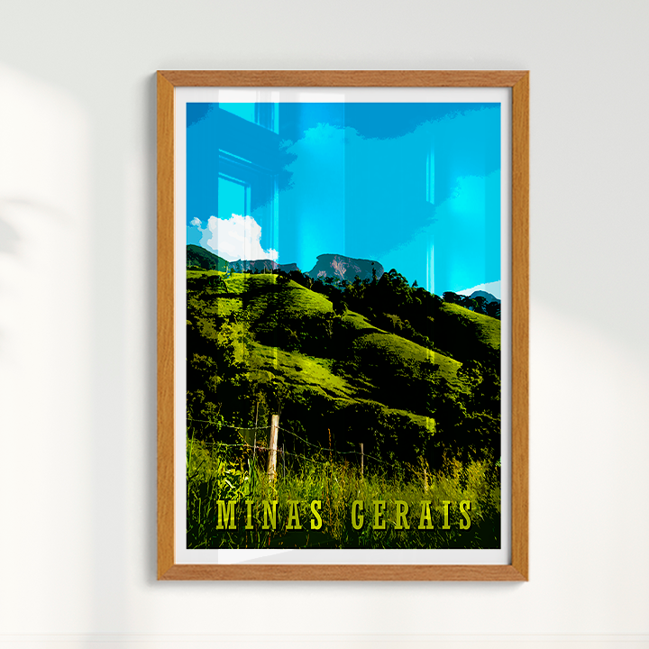 Quadro Minas Gerais por Angus Waddacor-McConill
