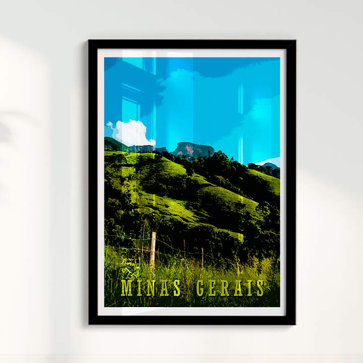 Quadro Minas Gerais por Angus Waddacor-McConill