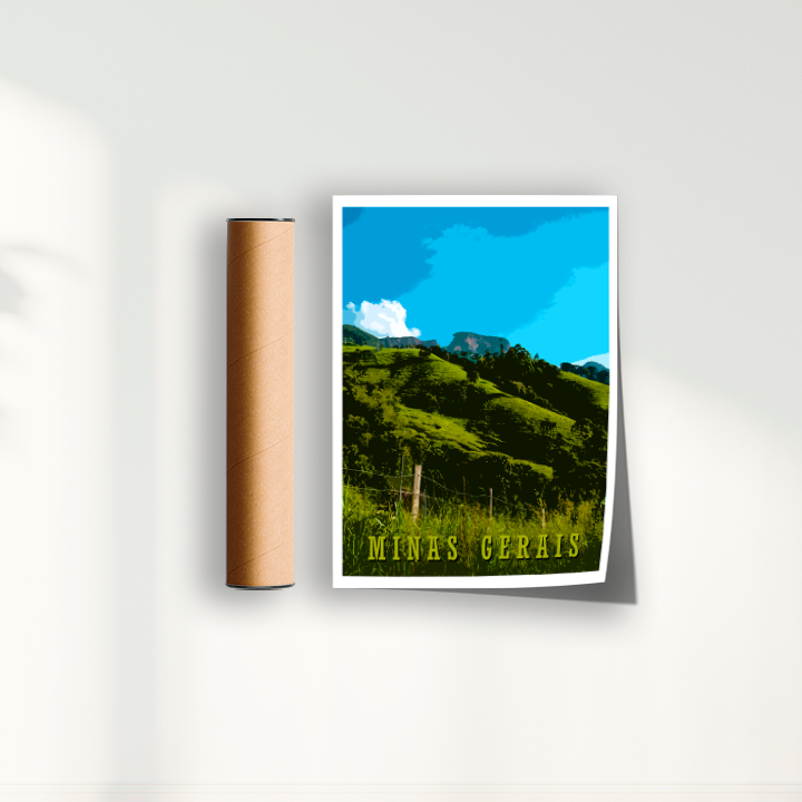 Quadro Minas Gerais por Angus Waddacor-McConill