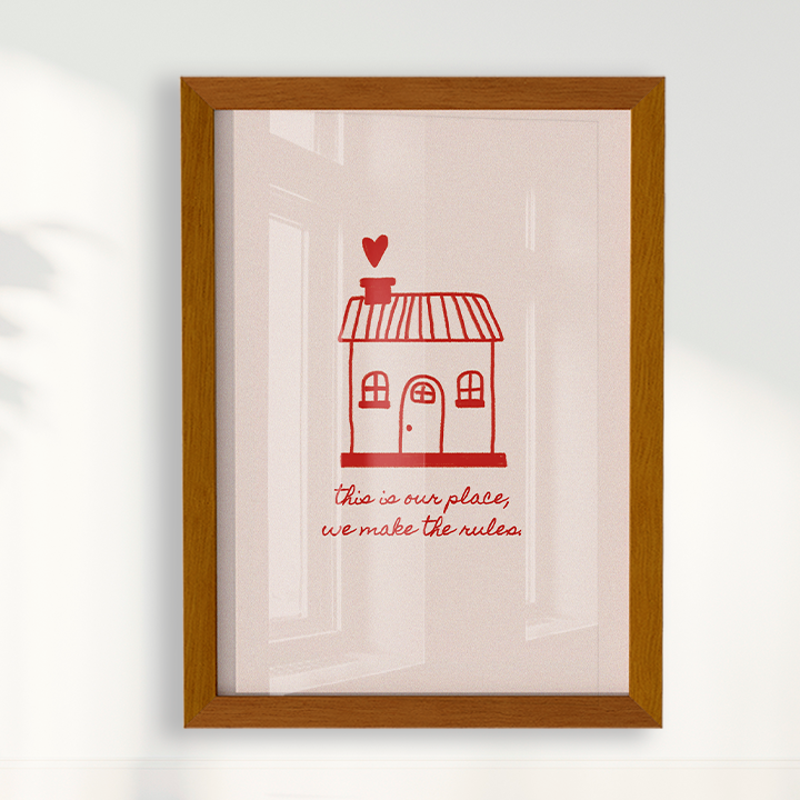 Quadro Our Place por Larissa Lira
