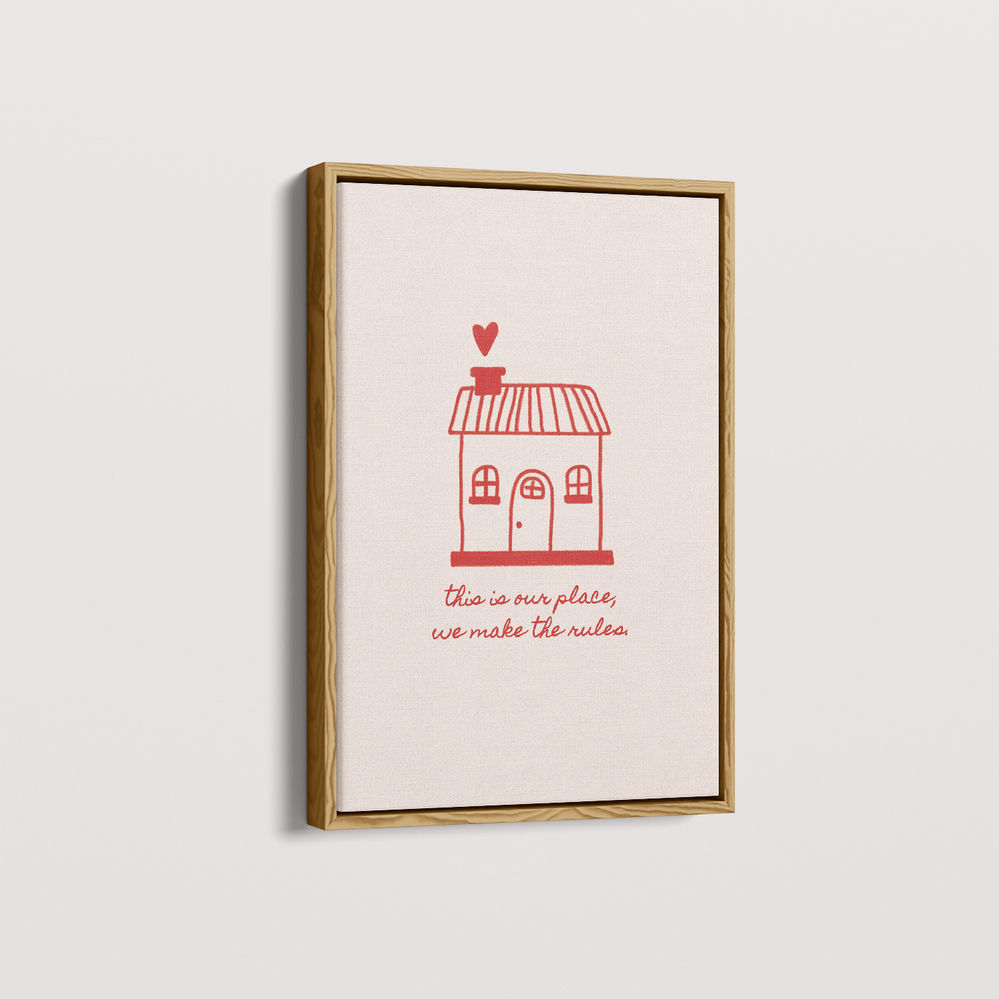 Quadro Our Place por Larissa Lira