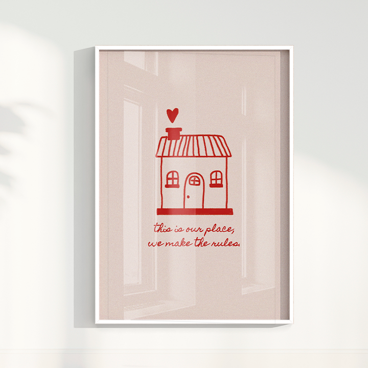 Quadro Our Place por Larissa Lira