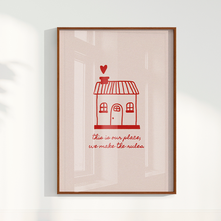 Quadro Our Place por Larissa Lira