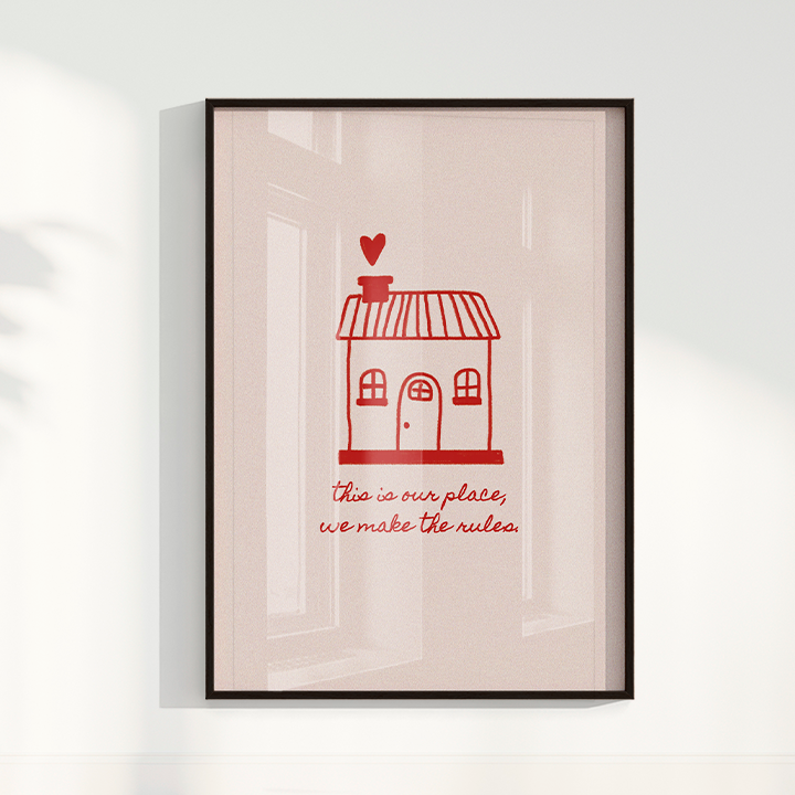 Quadro Our Place por Larissa Lira