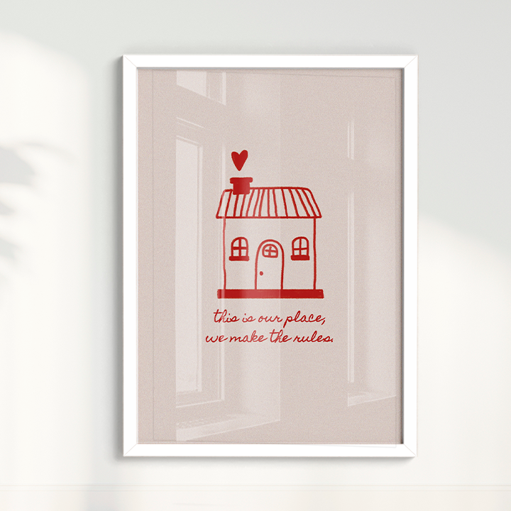 Quadro Our Place por Larissa Lira