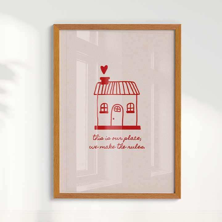 Quadro Our Place por Larissa Lira