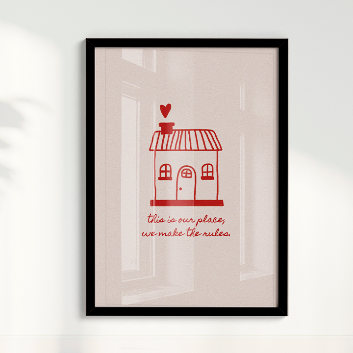 Quadro Our Place por Larissa Lira