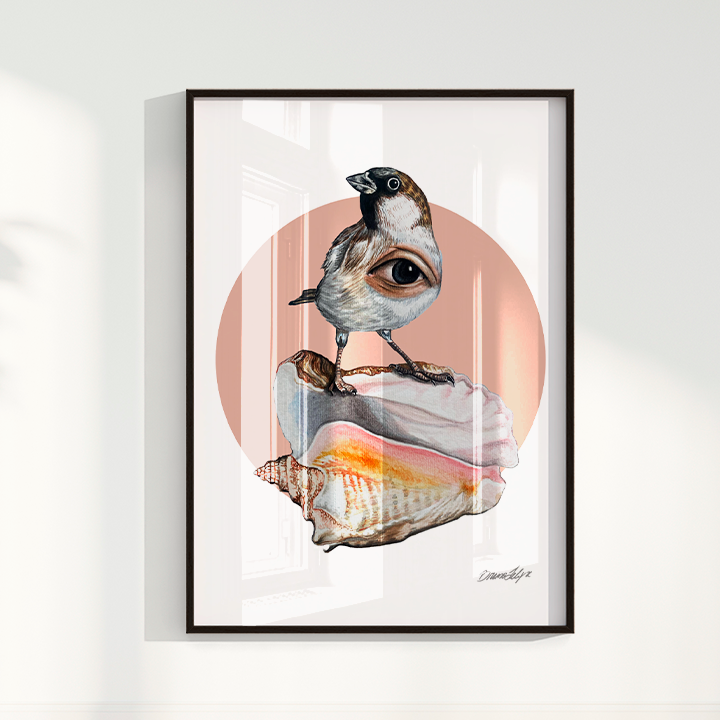 Quadro Pardal por Bruno Felipe
