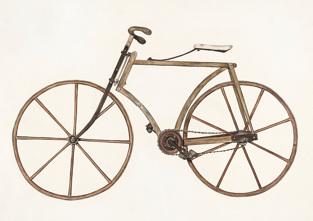 Quadro Bicicleta Vintage
