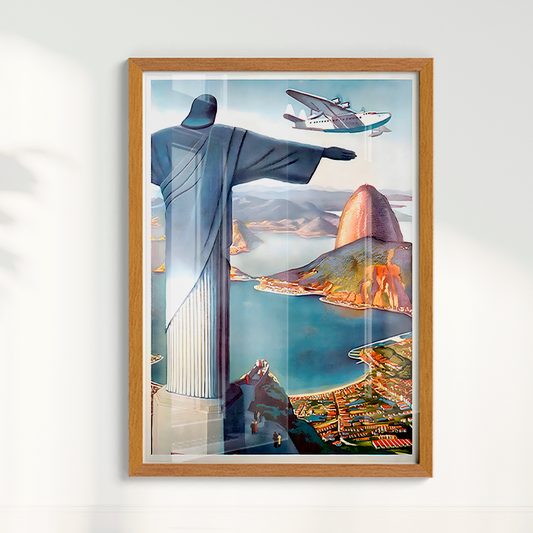 Quadro Rio de Janeiro vintage - Pronta Entrega