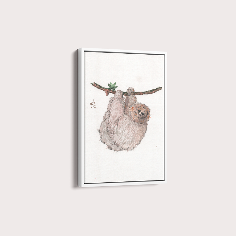 Quadro Bicho Preguiça por Rayana Karoline
