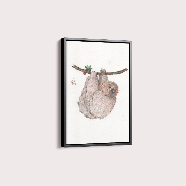 Quadro Bicho Preguiça por Rayana Karoline