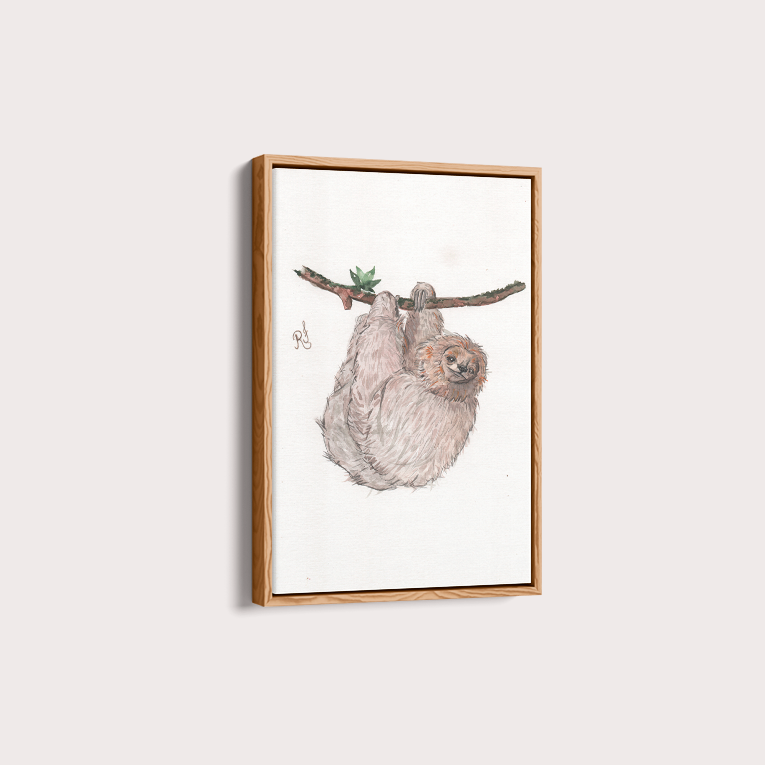 Quadro Bicho Preguiça por Rayana Karoline