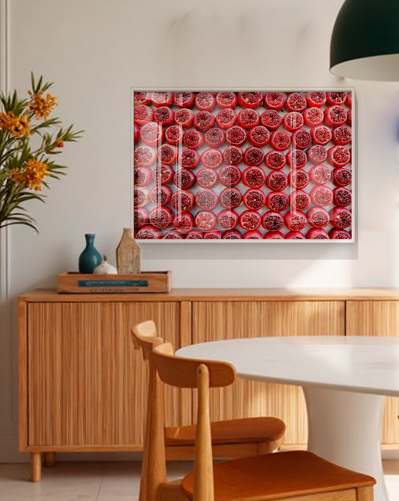 Quadro Romãs de Tel Aviv em Shuk HaCarmel por Larissa Heitmann