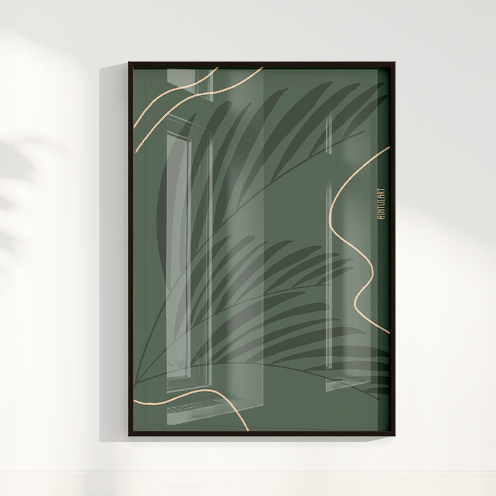 Quadro Folhagem por Intui.Art