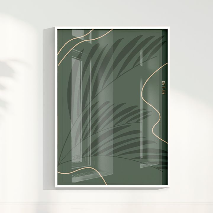Quadro Folhagem por Intui.Art