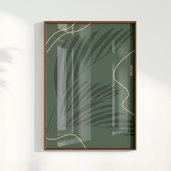 Quadro Folhagem por Intui.Art