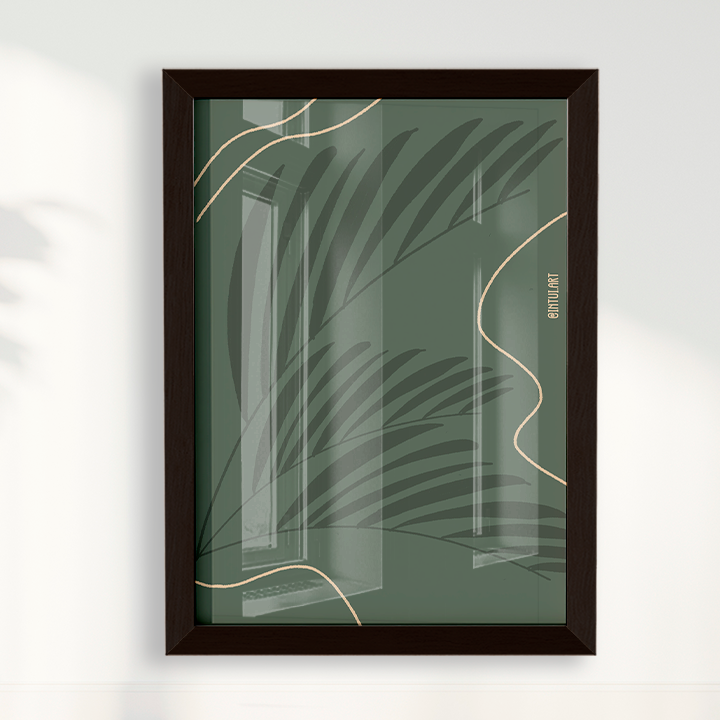 Quadro Folhagem por Intui.Art