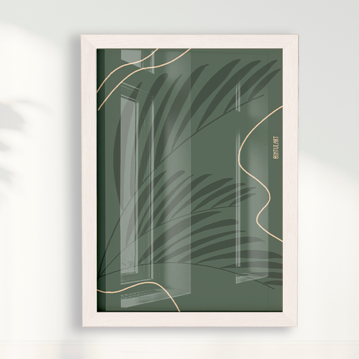 Quadro Folhagem por Intui.Art