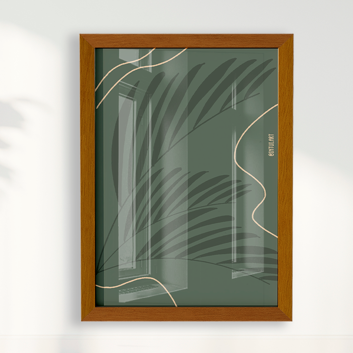 Quadro Folhagem por Intui.Art