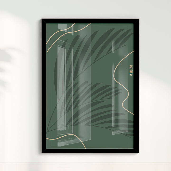 Quadro Folhagem por Intui.Art