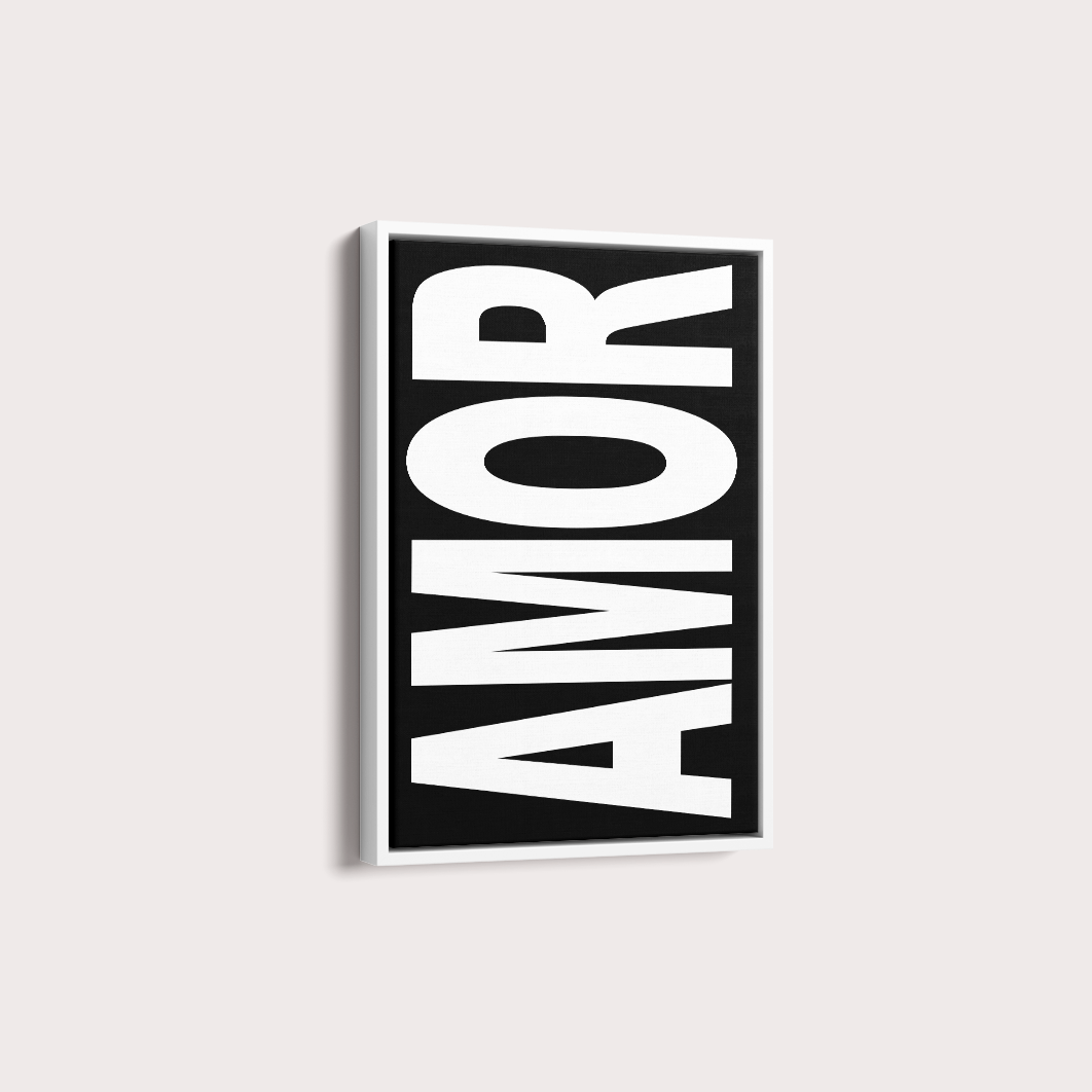 Quadro AMOR B&W