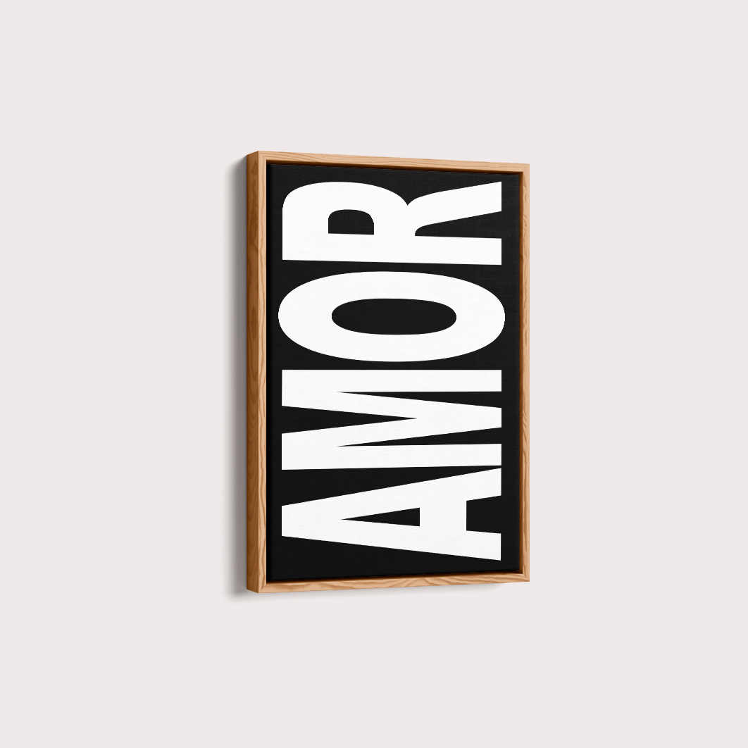 Quadro AMOR B&W