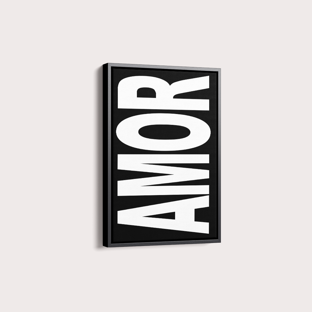 Quadro AMOR B&W