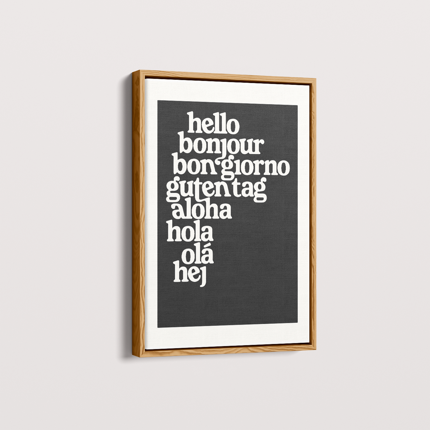 Quadro Hello por Thiago Villas Boas