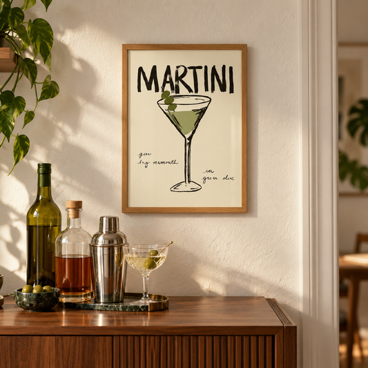 Quadro Martini por Bruna Miyuki