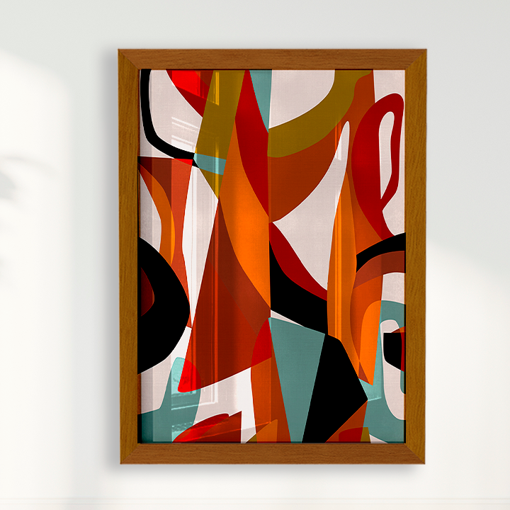 Quadro Moderno Abstrato por Mário Soares
