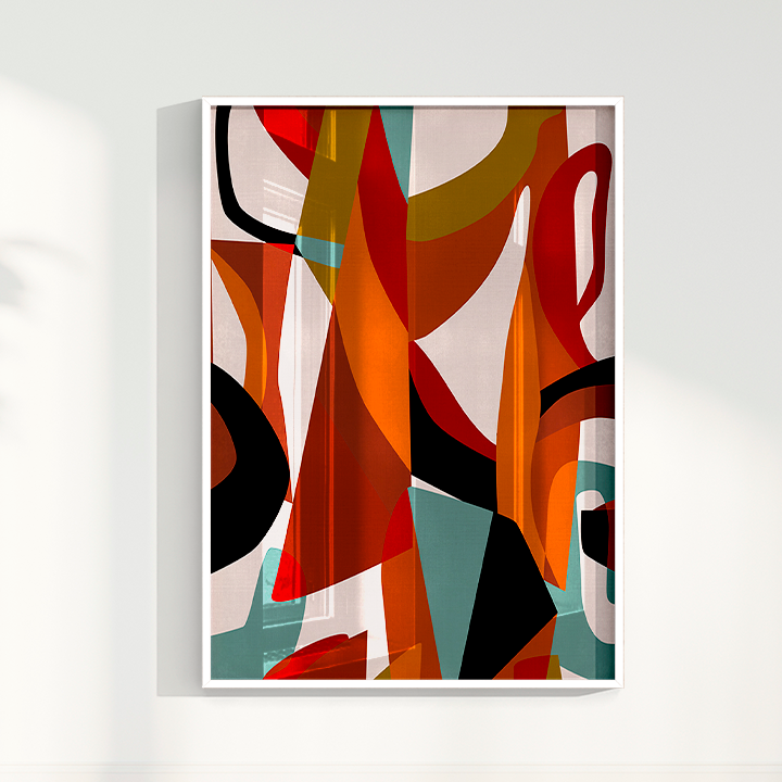 Quadro Moderno Abstrato por Mário Soares