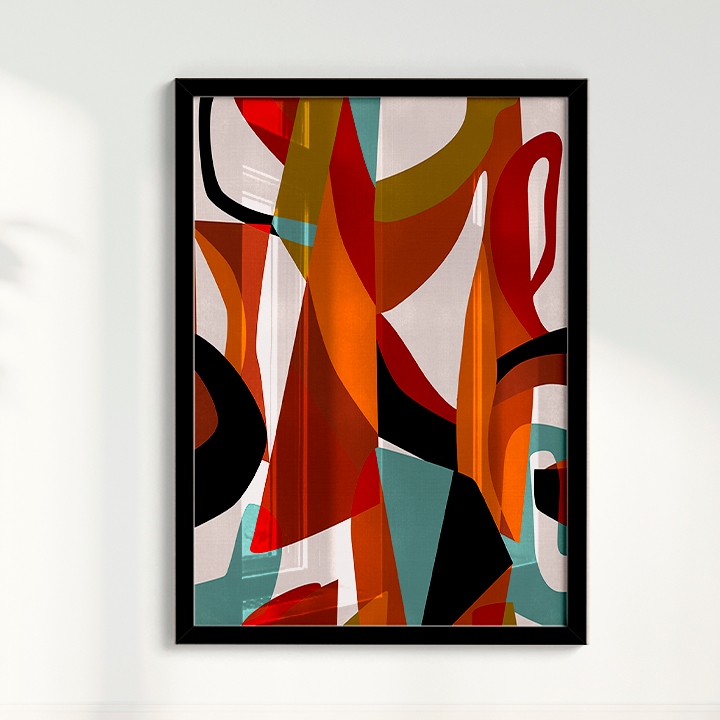 Quadro Moderno Abstrato por Mário Soares