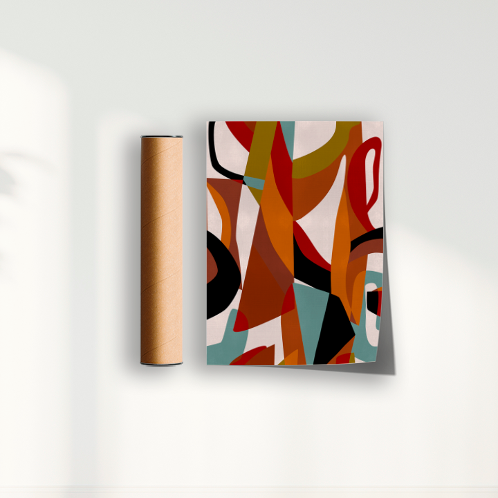 Quadro Moderno Abstrato por Mário Soares