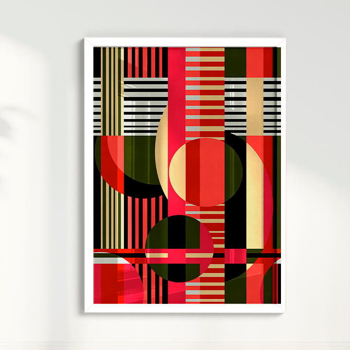 Quadro Formas Geometricas por Mário Soares