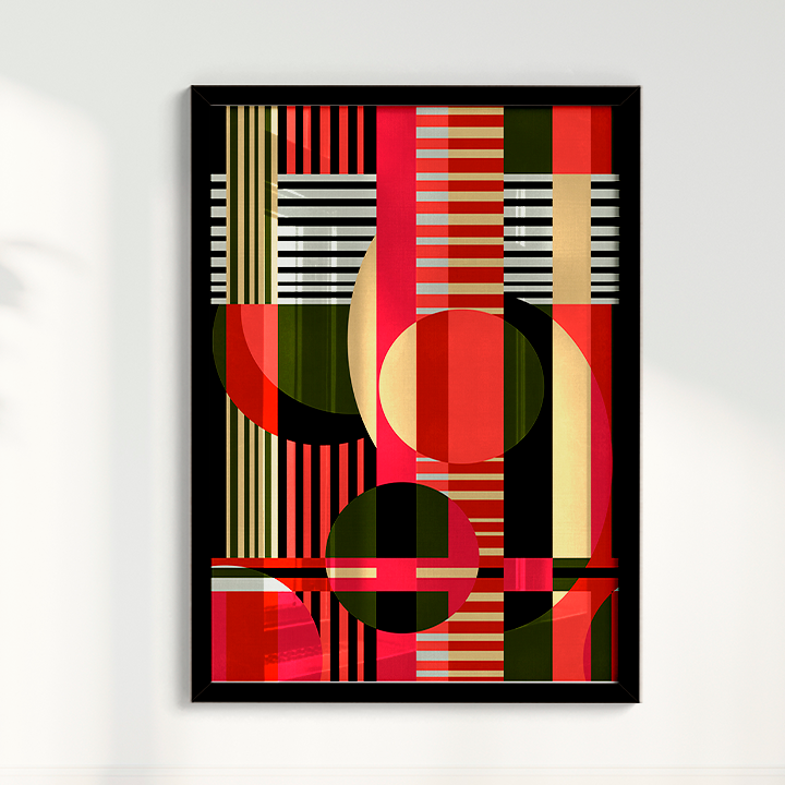 Quadro Formas Geometricas por Mário Soares