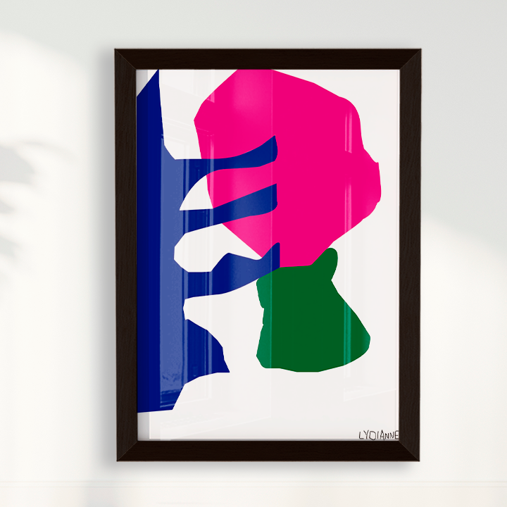 Quadro Um coração sendo engolido  por Lydianne Carney