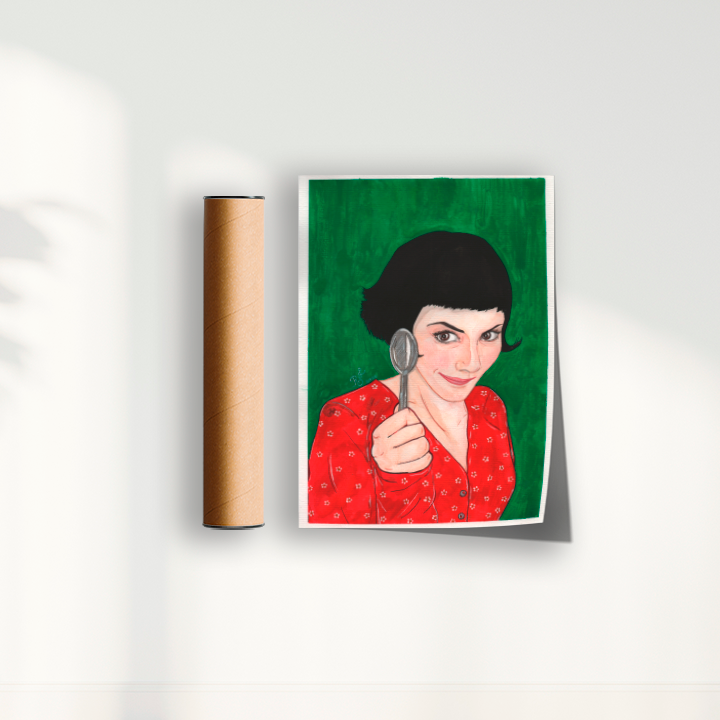 Quadro Amélie Poulain II por Rayana Karoline