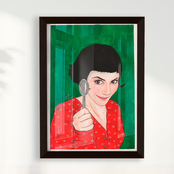 Quadro Amélie Poulain II por Rayana Karoline