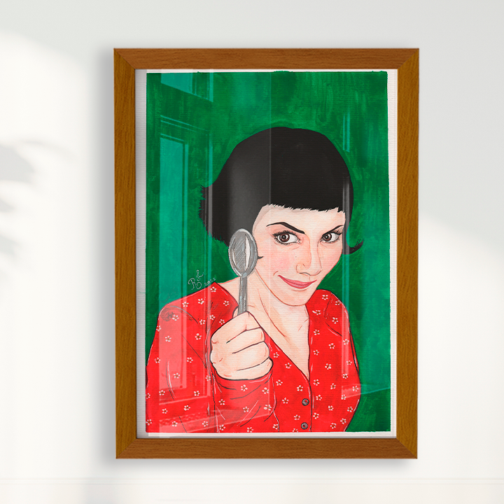 Quadro Amélie Poulain II por Rayana Karoline