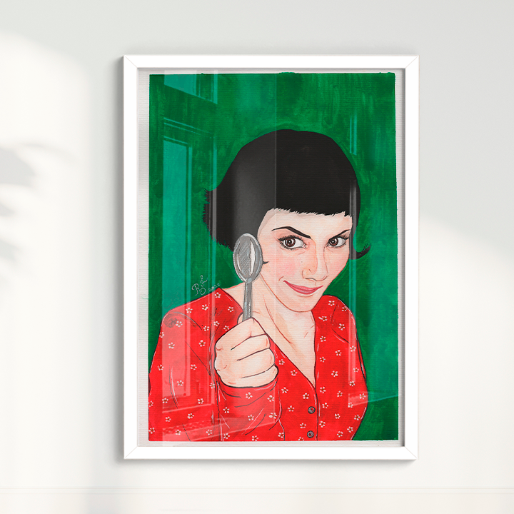 Quadro Amélie Poulain II por Rayana Karoline