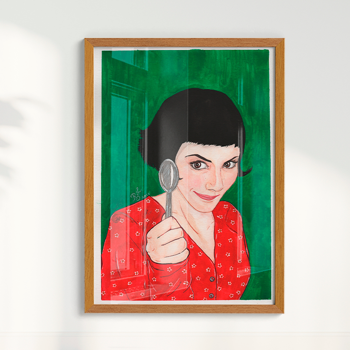 Quadro Amélie Poulain II por Rayana Karoline