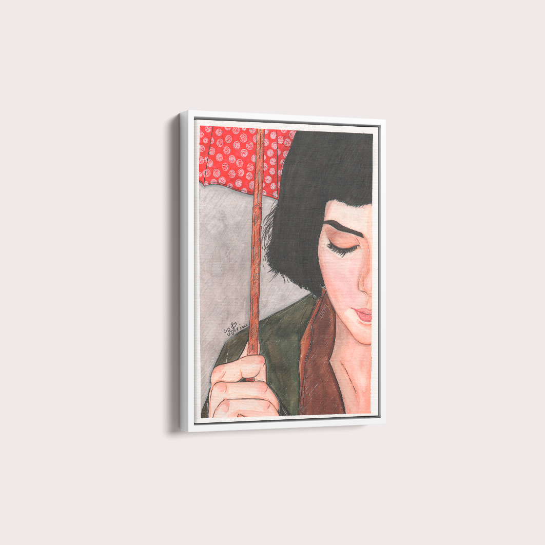 Quadro Amélie Poulain por Rayana Karoline