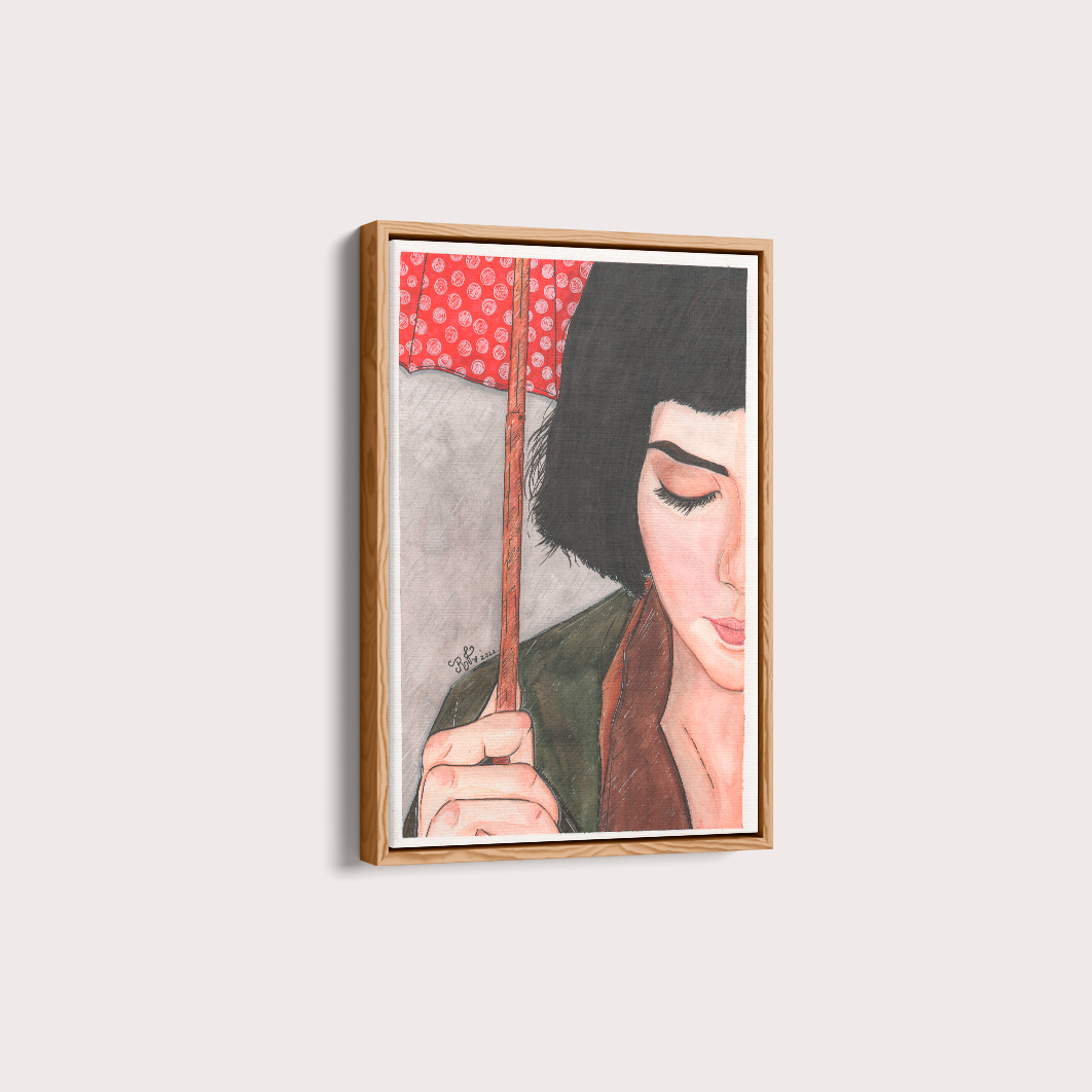 Quadro Amélie Poulain por Rayana Karoline