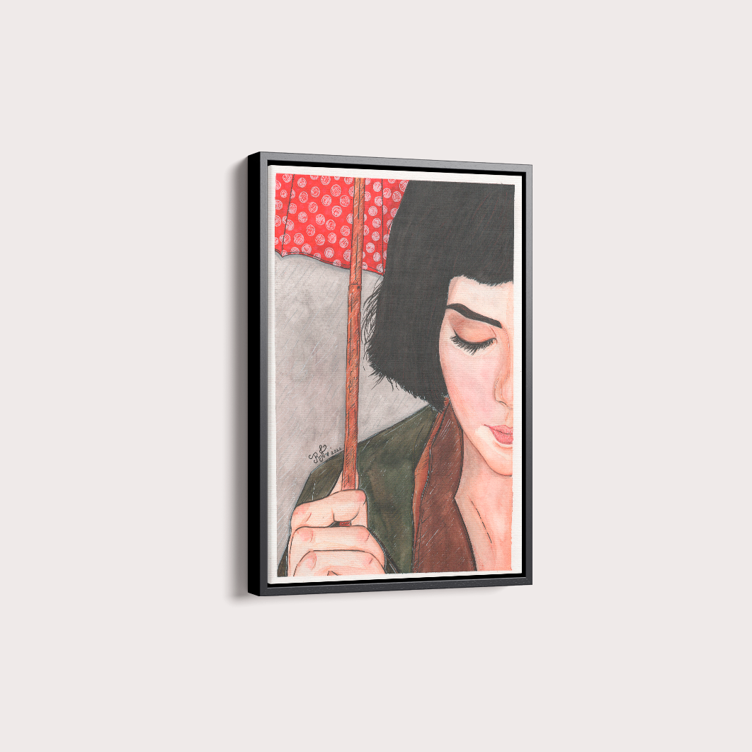 Quadro Amélie Poulain por Rayana Karoline