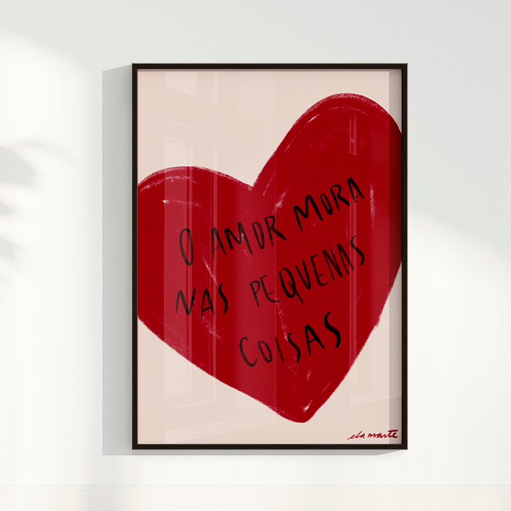 Quadro o Amor por Ela Marte