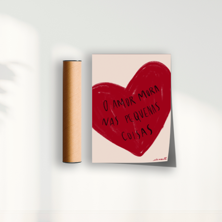 Quadro o Amor por Ela Marte